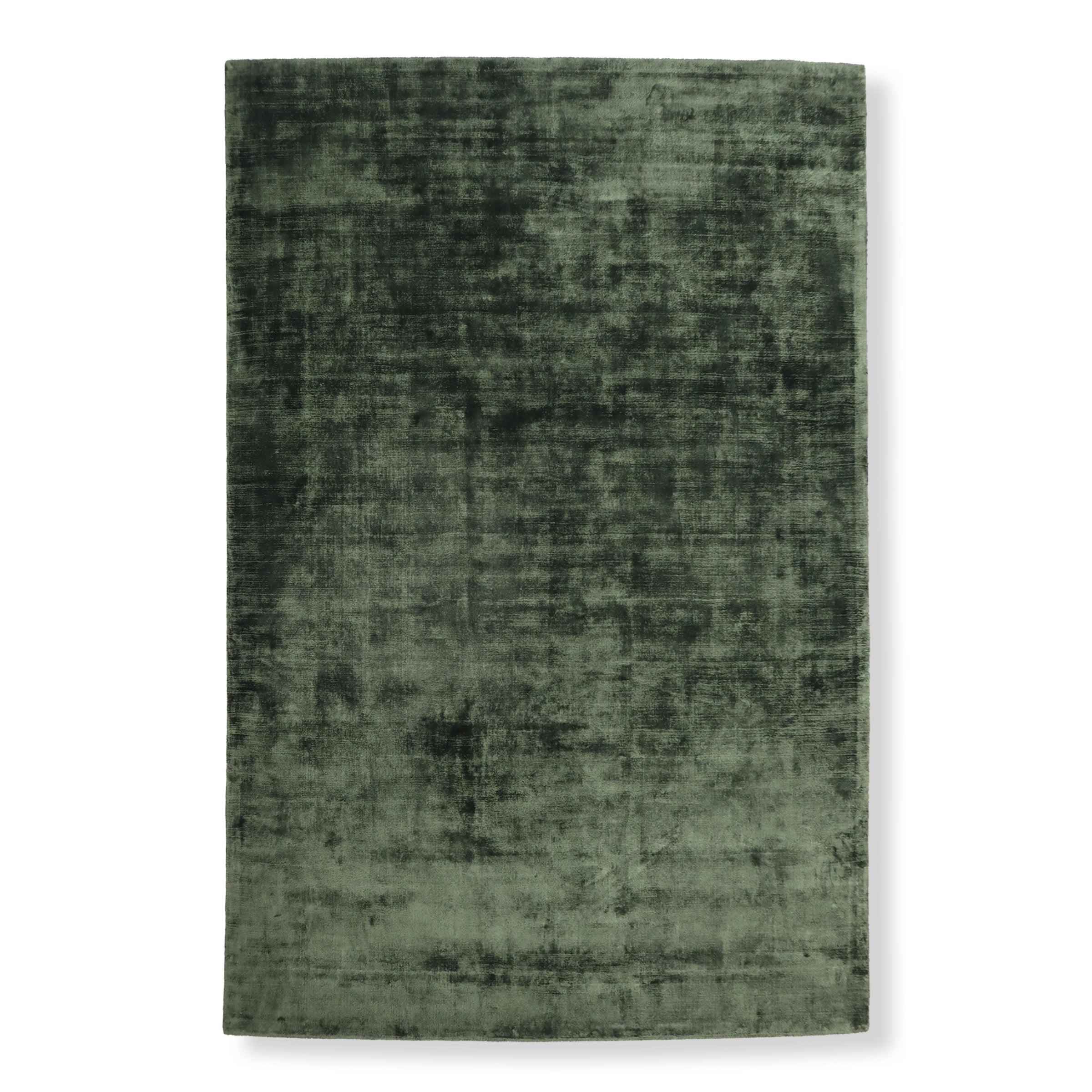 【廃盤】Plot Scraps/pale green Lux Moss Green Bamboo Silk Rug