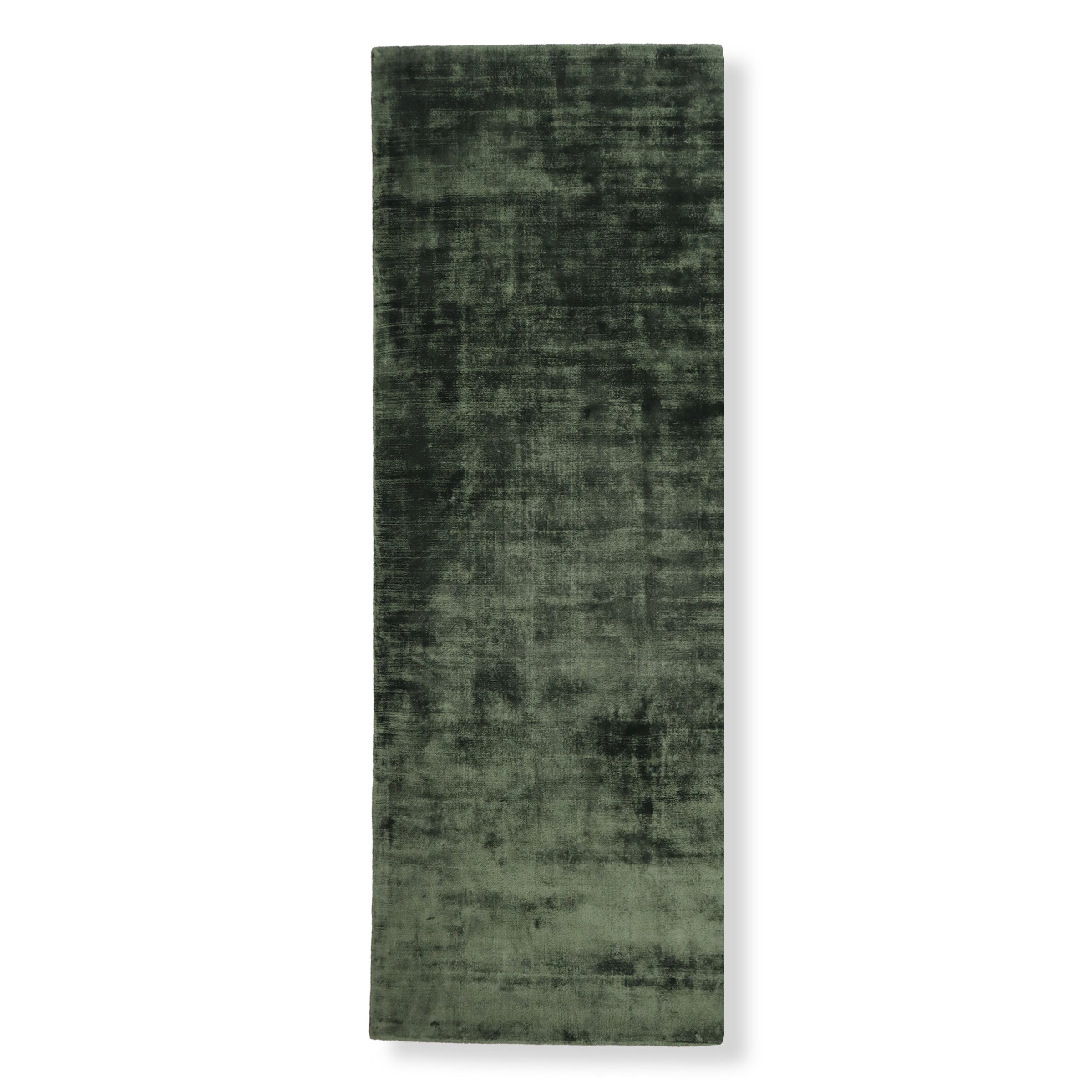Lux Moss Green Bamboo Silk Rug