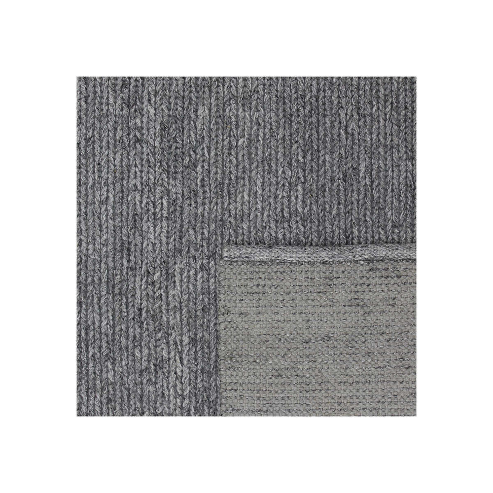 Braided Wool Gray 4x6 - Quick Ship