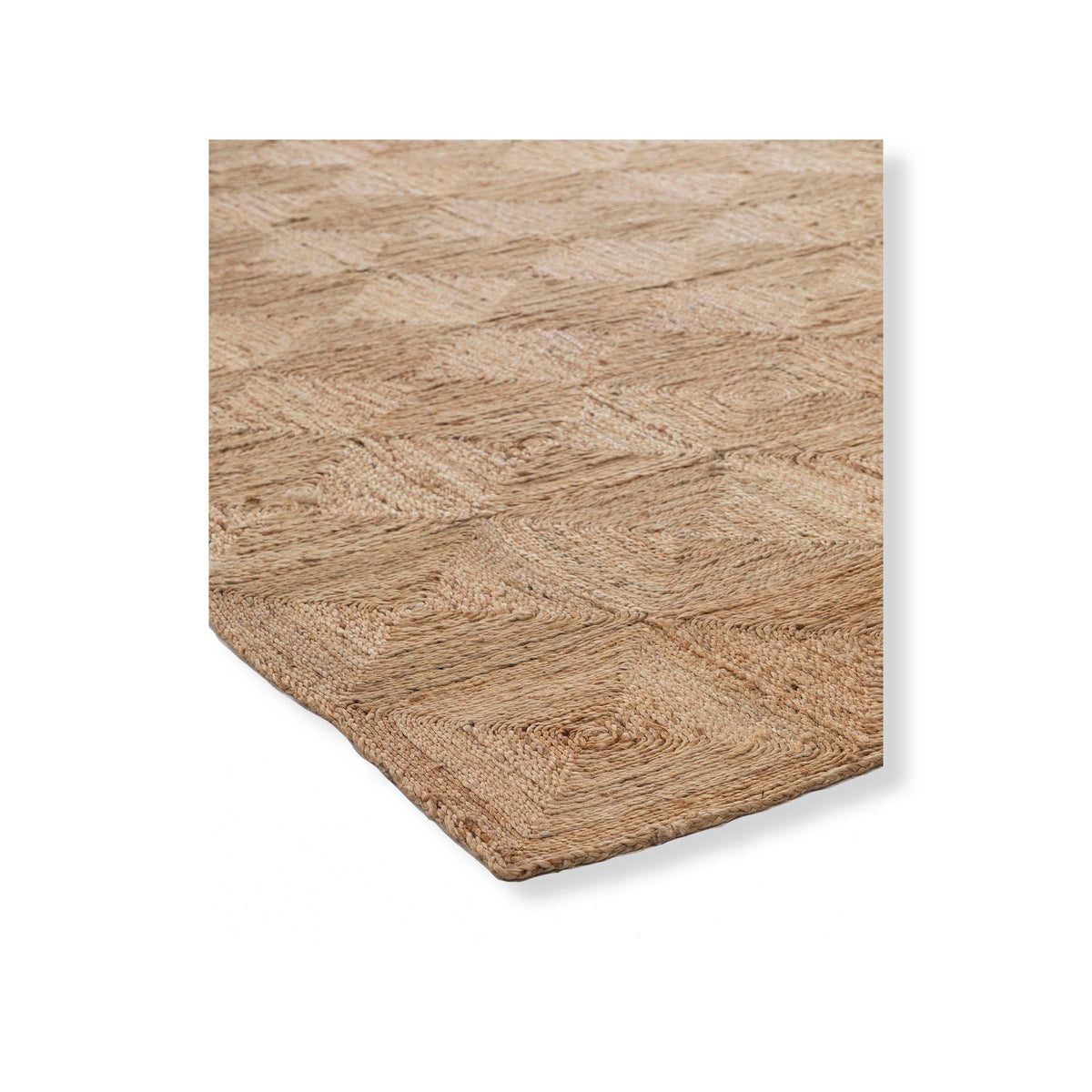 LOOMY | Boxed In Hand Knotted Jute Rug for the Home | Order Online | Custom