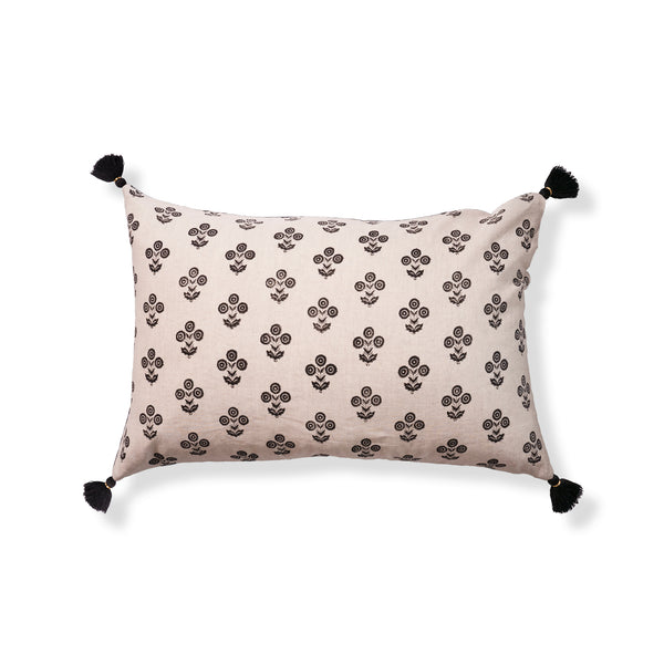 Flora Block Print Pillow