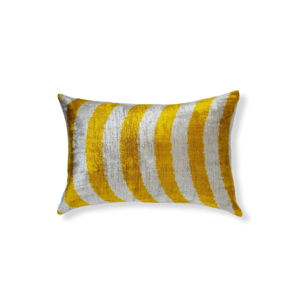 Fenni Silk Ikat Lumbar Pillow