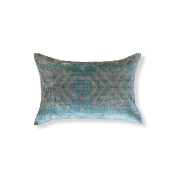 Kusa Silk Ikat Lumbar Pillow