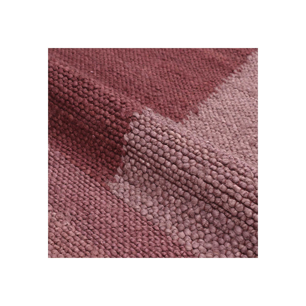 Merlot Maroon Jute Rug