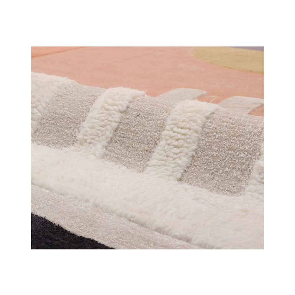 Off Center Rugs Off Balance Wool Rug