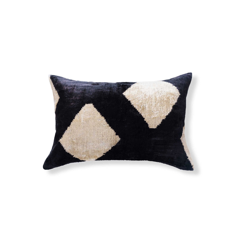 Navo Silk Ikat Lumbar Pillow