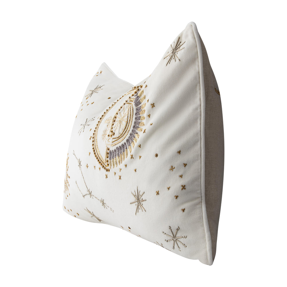 Wish Upon A Star White Pillow