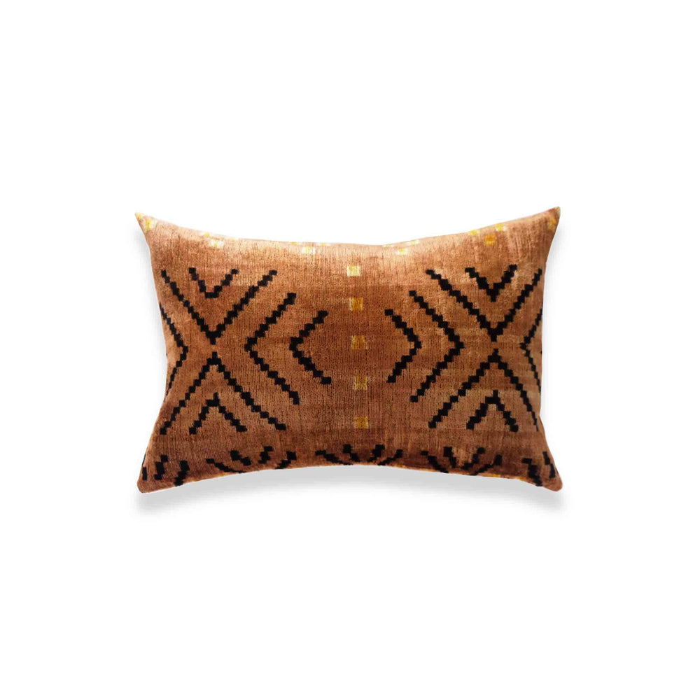 Arac Silk Ikat Lumbar Pillow