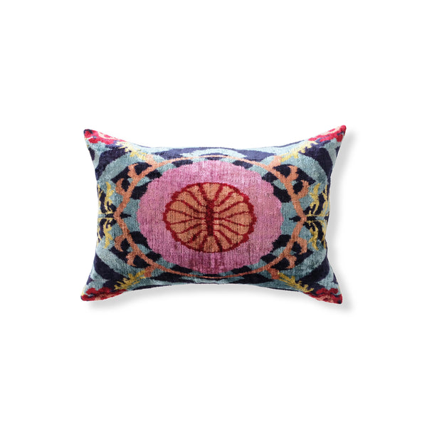 Bazar Silk Ikat Lumbar Pillow