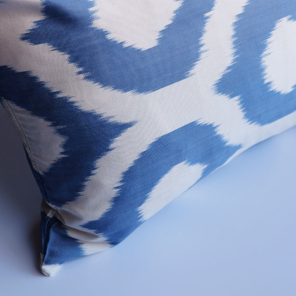 Cevaz Silk Ikat Lumbar Pillow