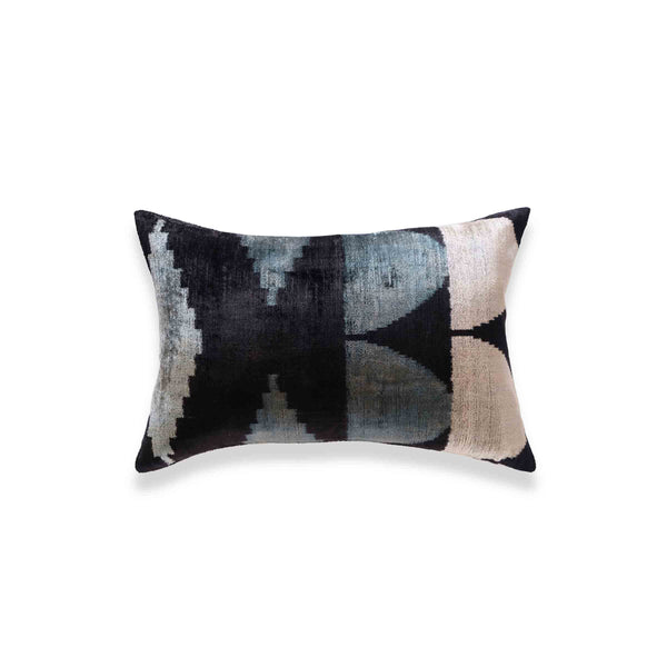 Darya Silk Ikat Lumbar Pillow