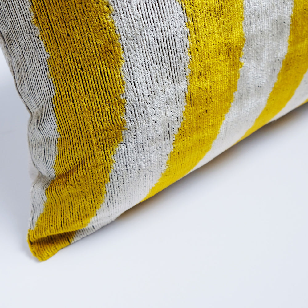 Fenni Silk Ikat Lumbar Pillow