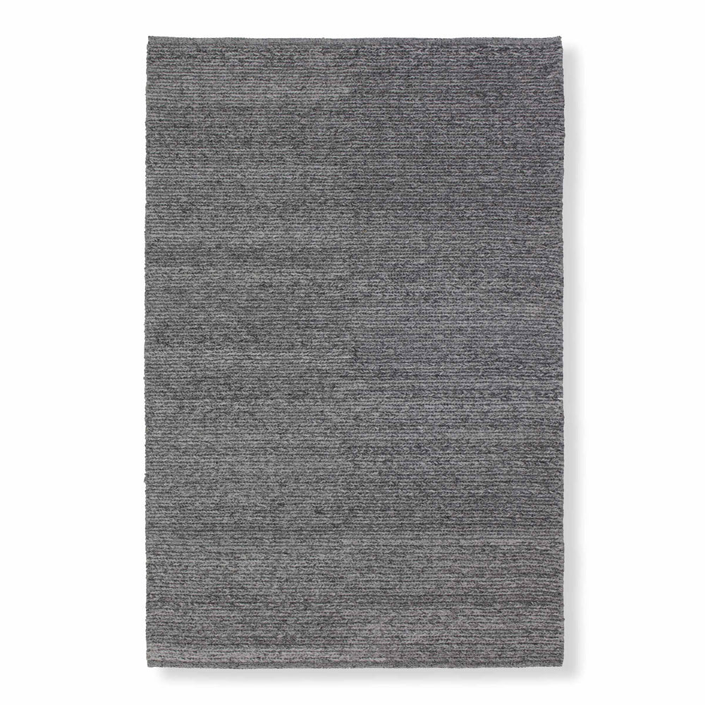 Gray Wool Rug Braided Gray Wool Rug