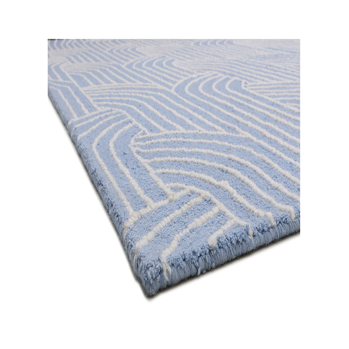 Deco Blue Wool Rug