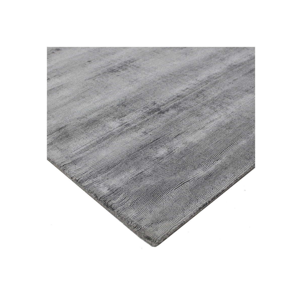 Lux Gray Bamboo Silk Rug