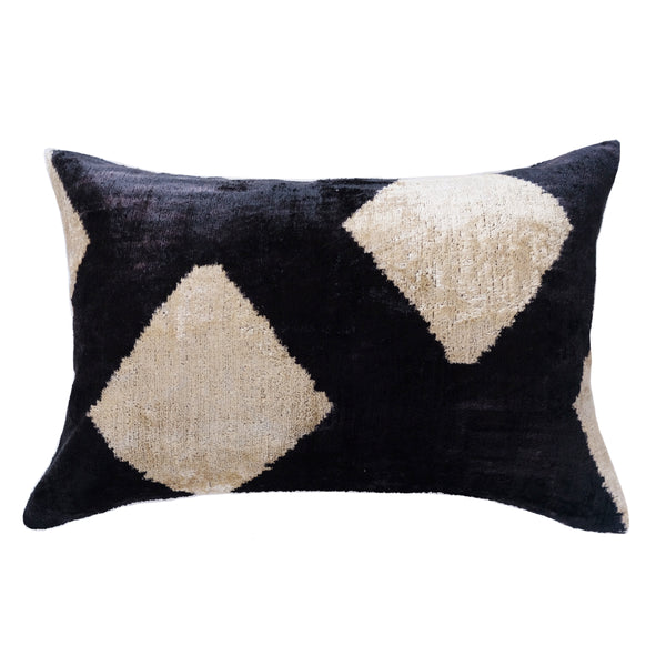 Navo Silk Ikat Lumbar Pillow