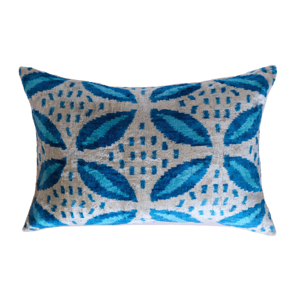 Neva Silk Ikat Lumbar Pillow