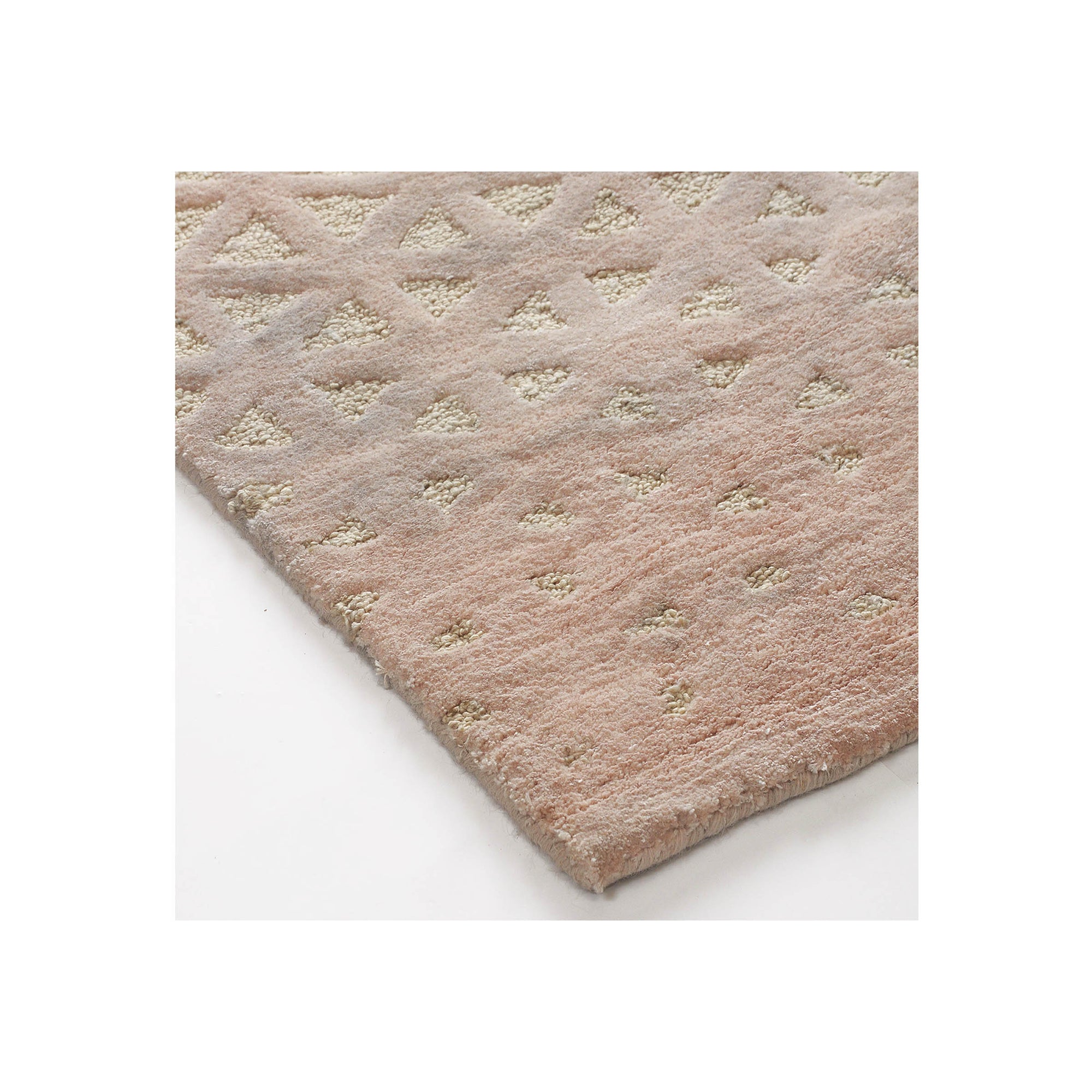 The Wool Rug That's Pearly Pink