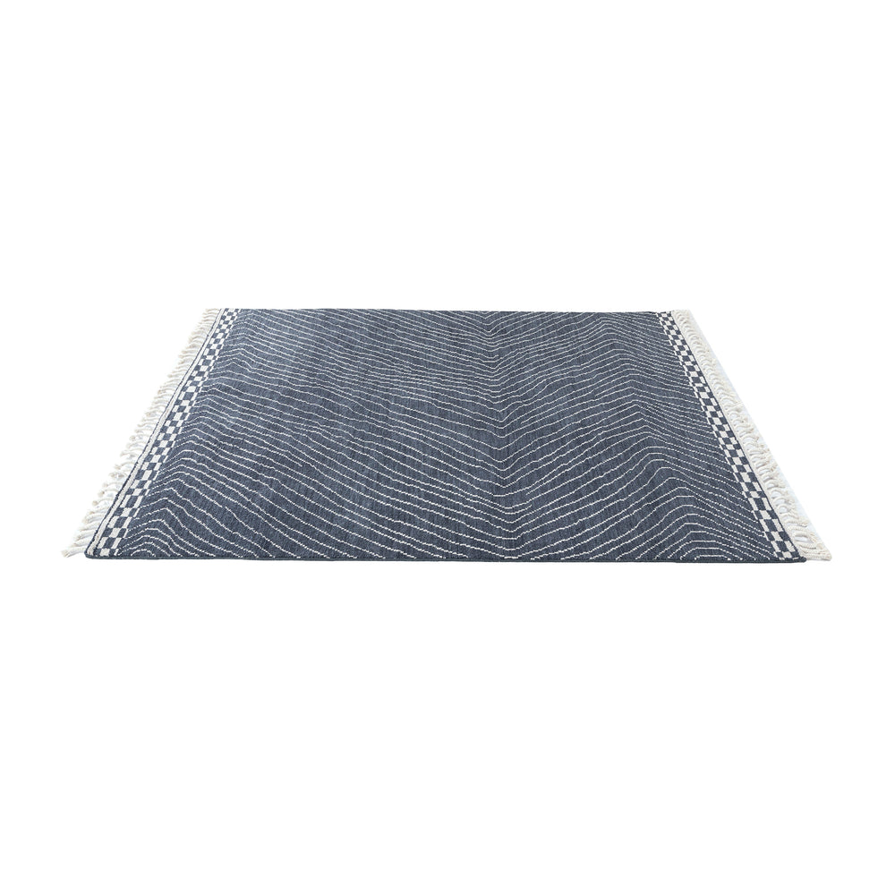 Ripple Design Rug Ripple Hand Knotted Wool Rug
